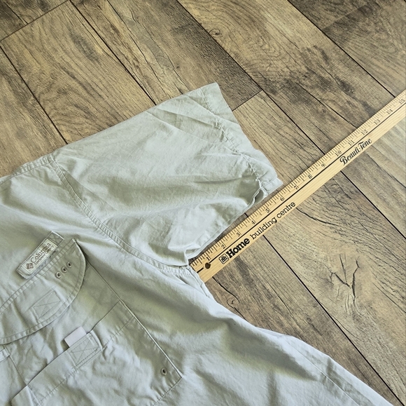 Columbia PFG (Performance Fishing Gear Men's Large Tan Outdoor Adventure Shirt - Picture 9 of 12